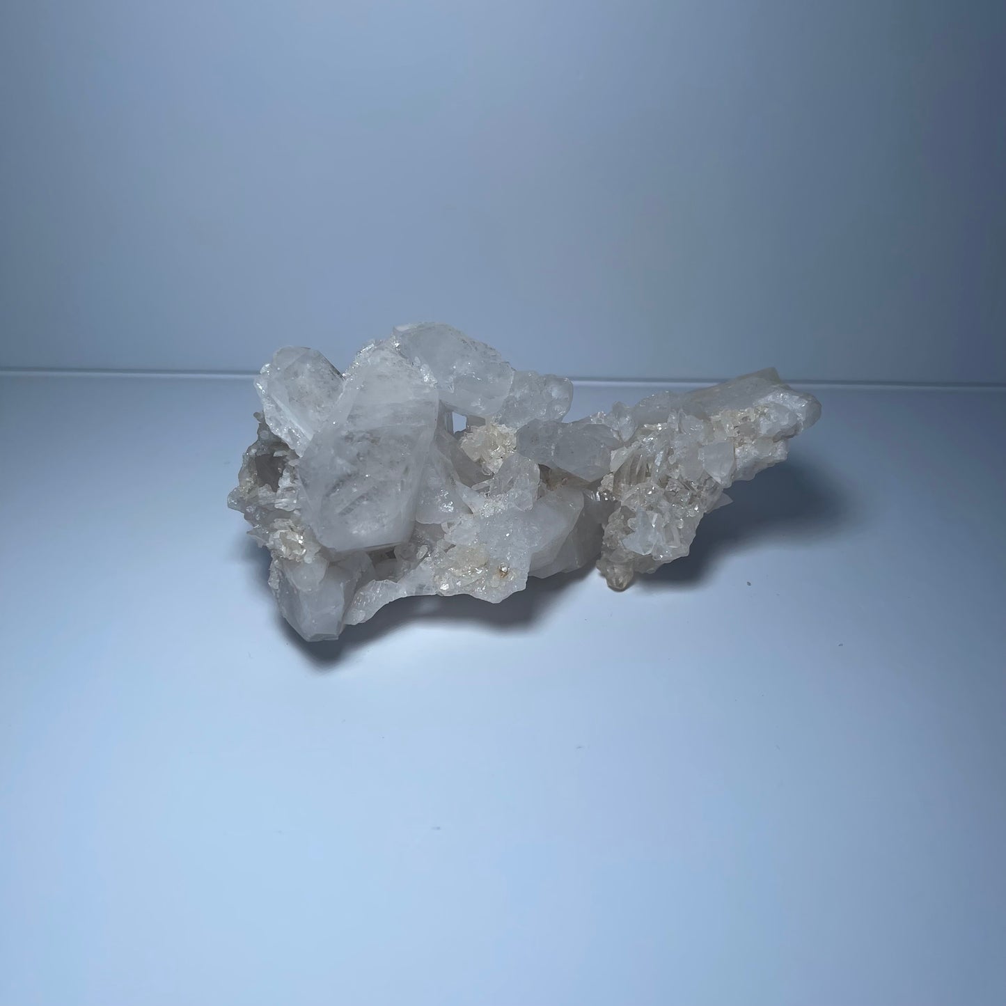 “Mountain Light” — Hand-Mined Arkansas Quartz Cluster | 15 oz
