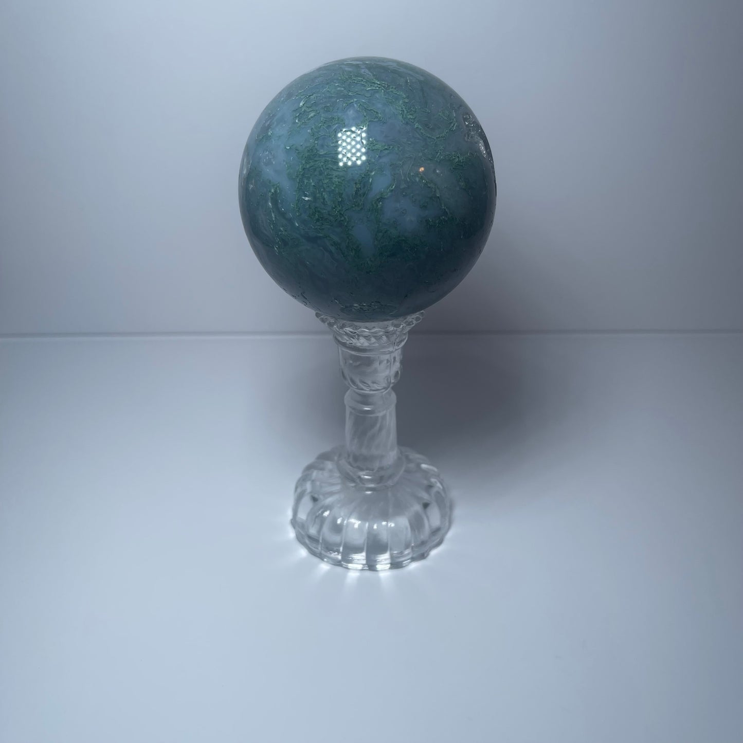 Moss Agate Sphere - A