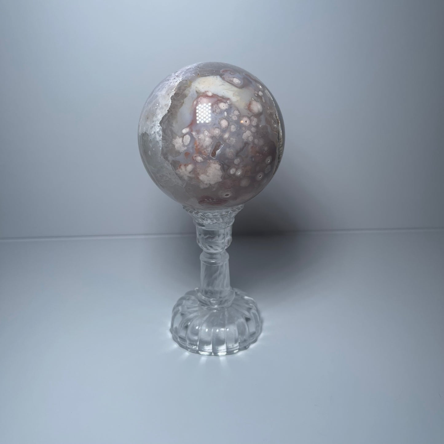 Flower Agate Sphere - A