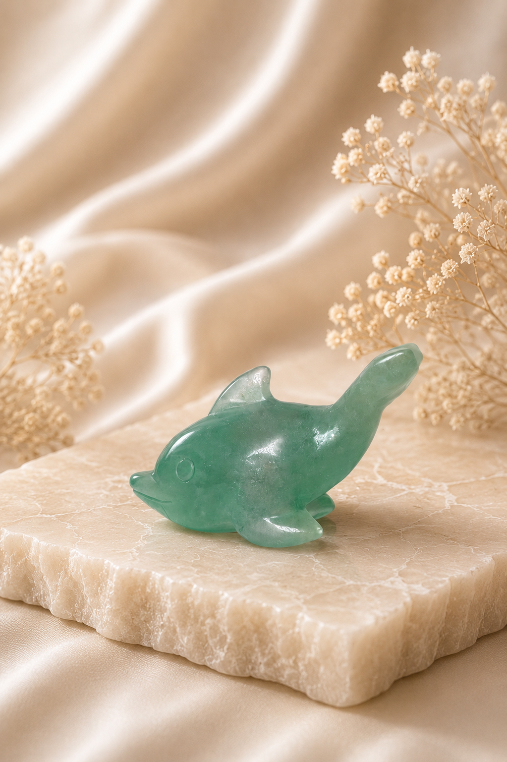 Green Fluorite Dolphin