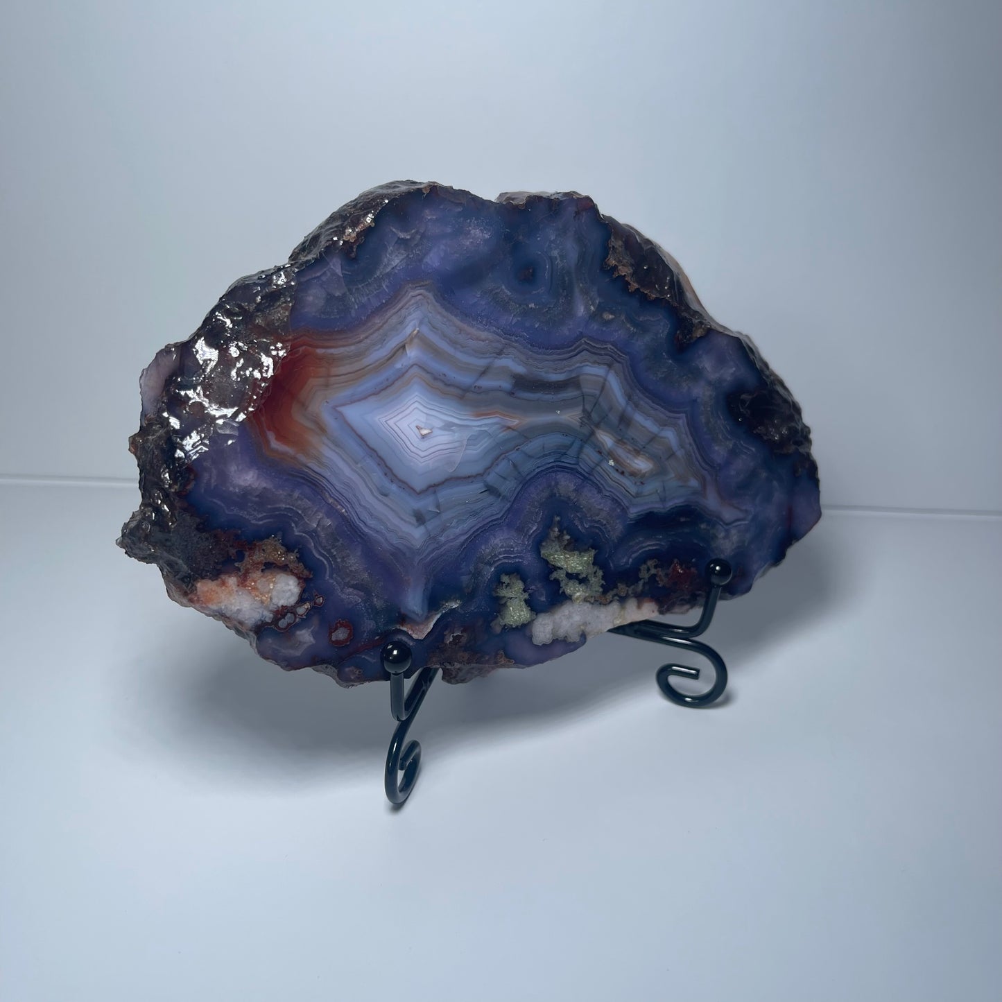 Blue Flower Agate Slab - C