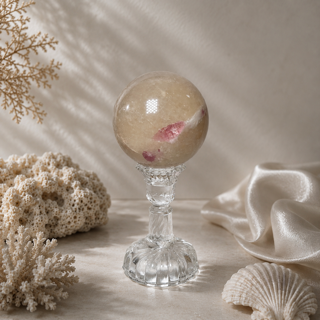 Elbaite Sphere