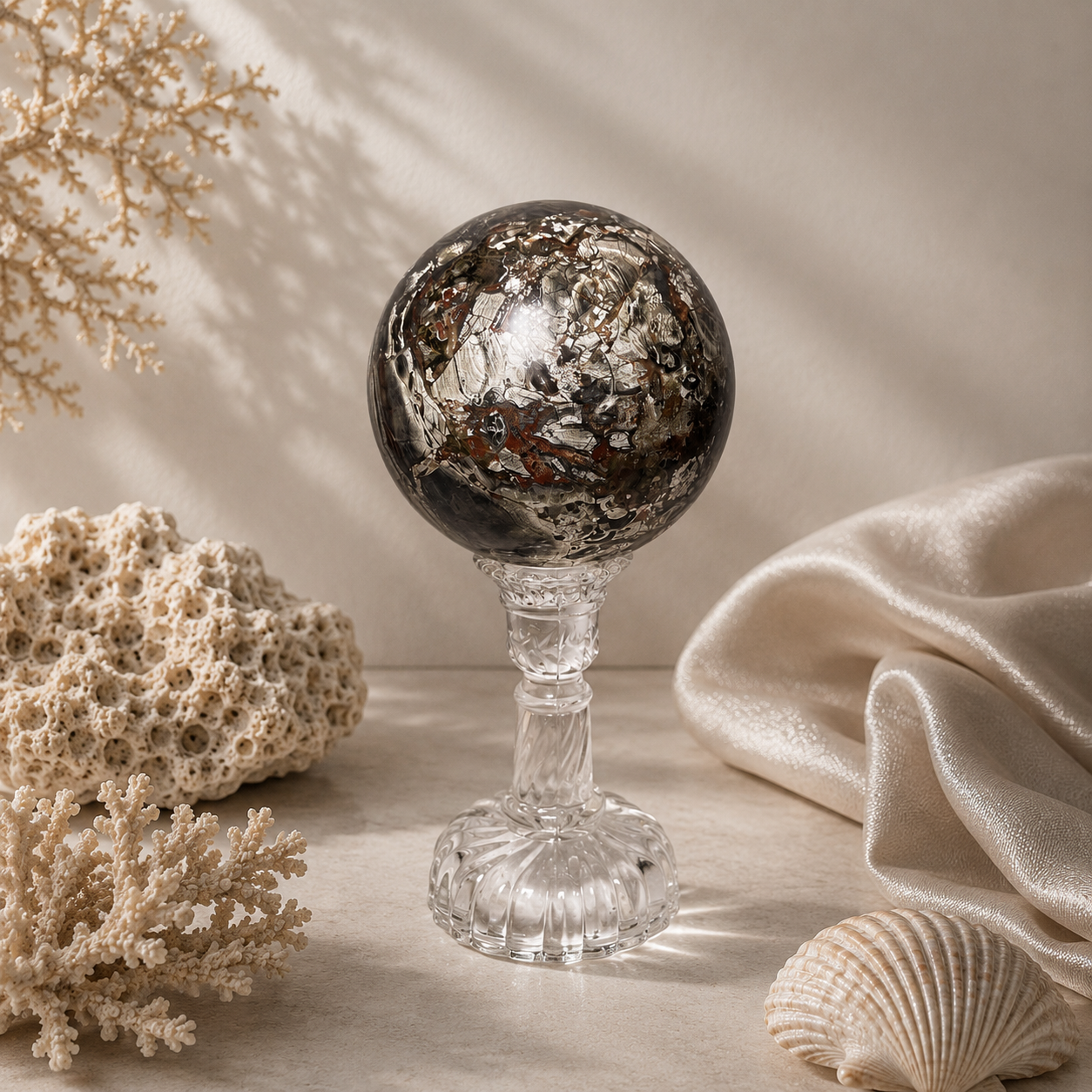 Petrified Wood Sphere