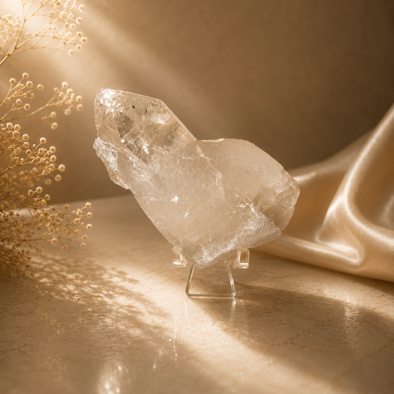 “Voyager” — Hand-Mined Arkansas Quartz Point | 5.7 oz