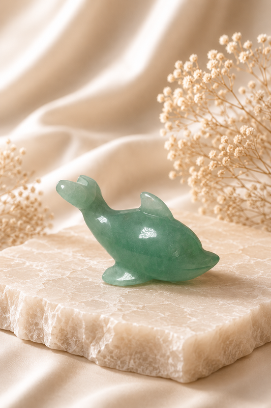 Green Fluorite Dolphin