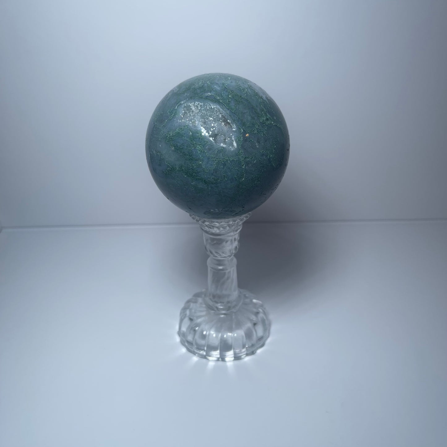 Moss Agate Sphere - A