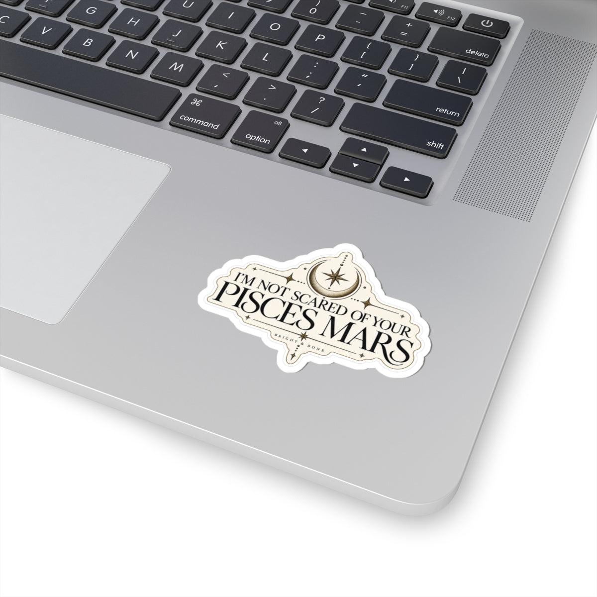 Pisces Mars Astrology Sticker — “I’m Not Scared of Your Pisces Mars” Kiss-Cut Sticker