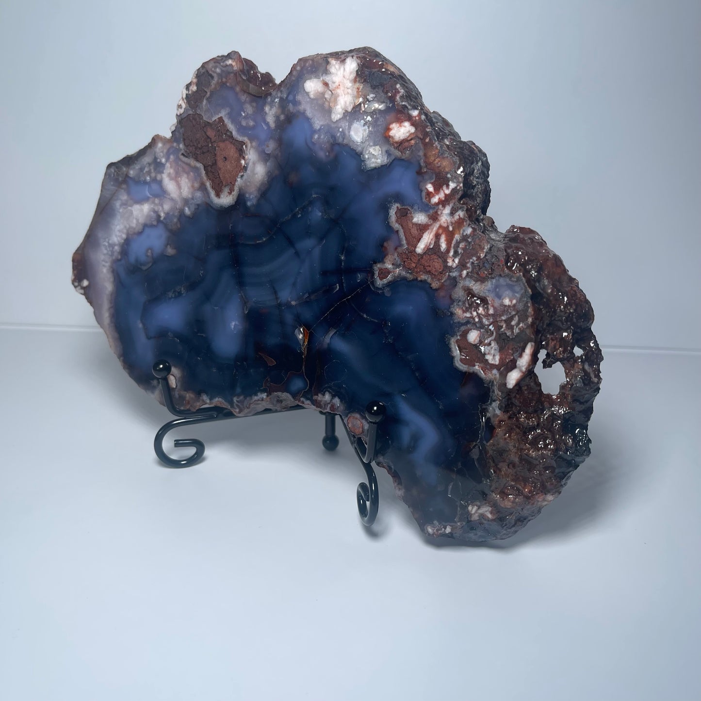 Blue Flower Agate Slab - B