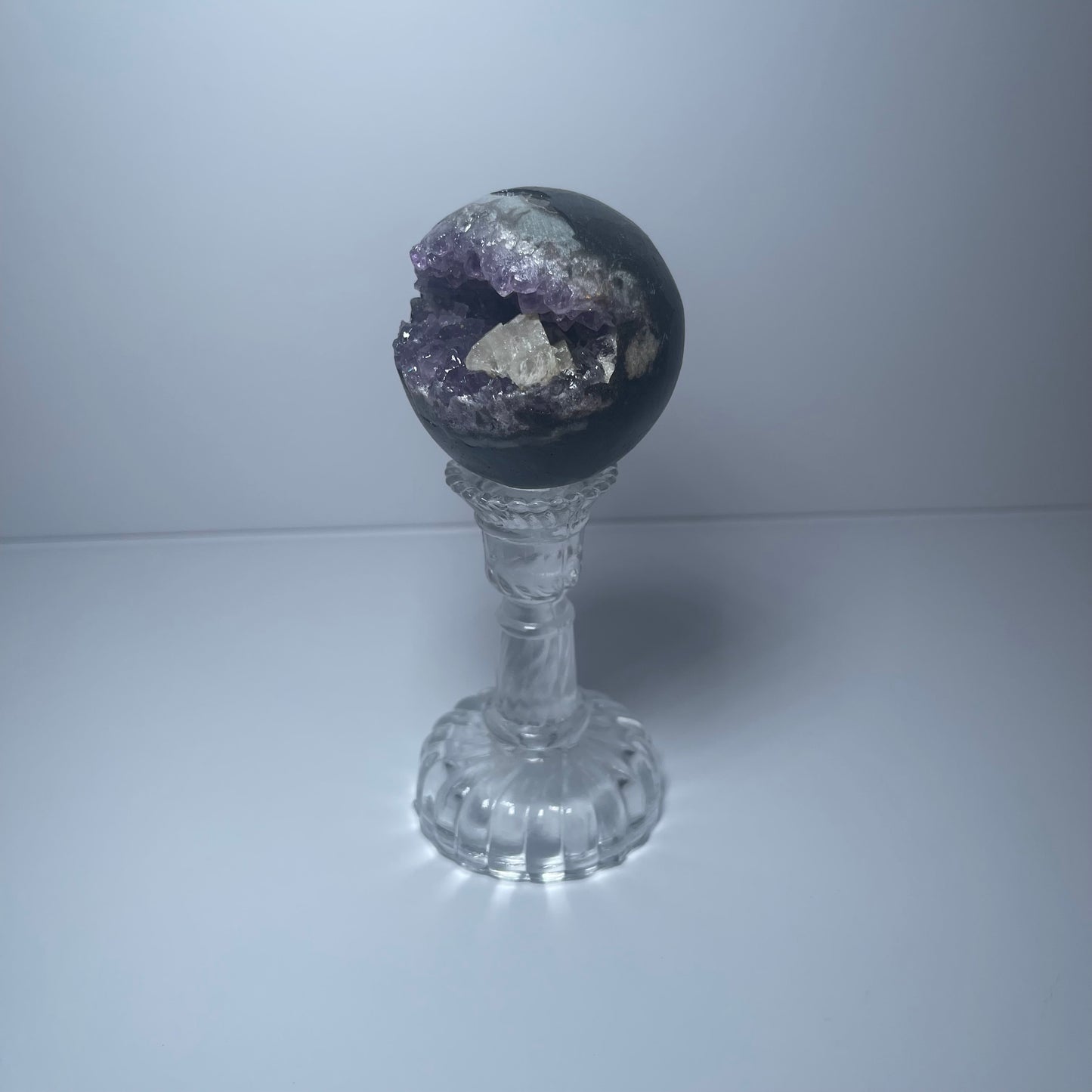 Amethyst Geode Sphere - C
