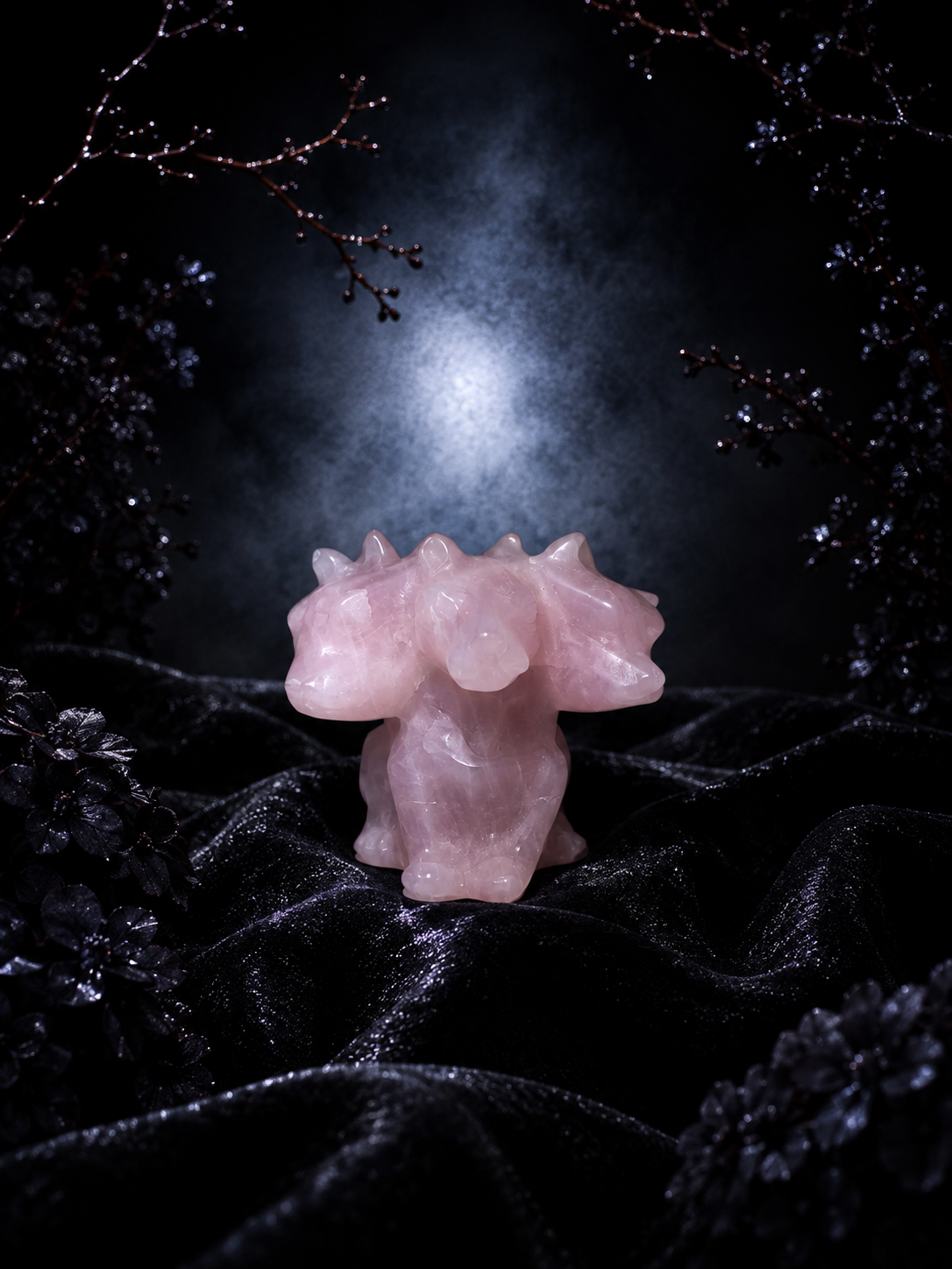 Rose Quartz Cerberus