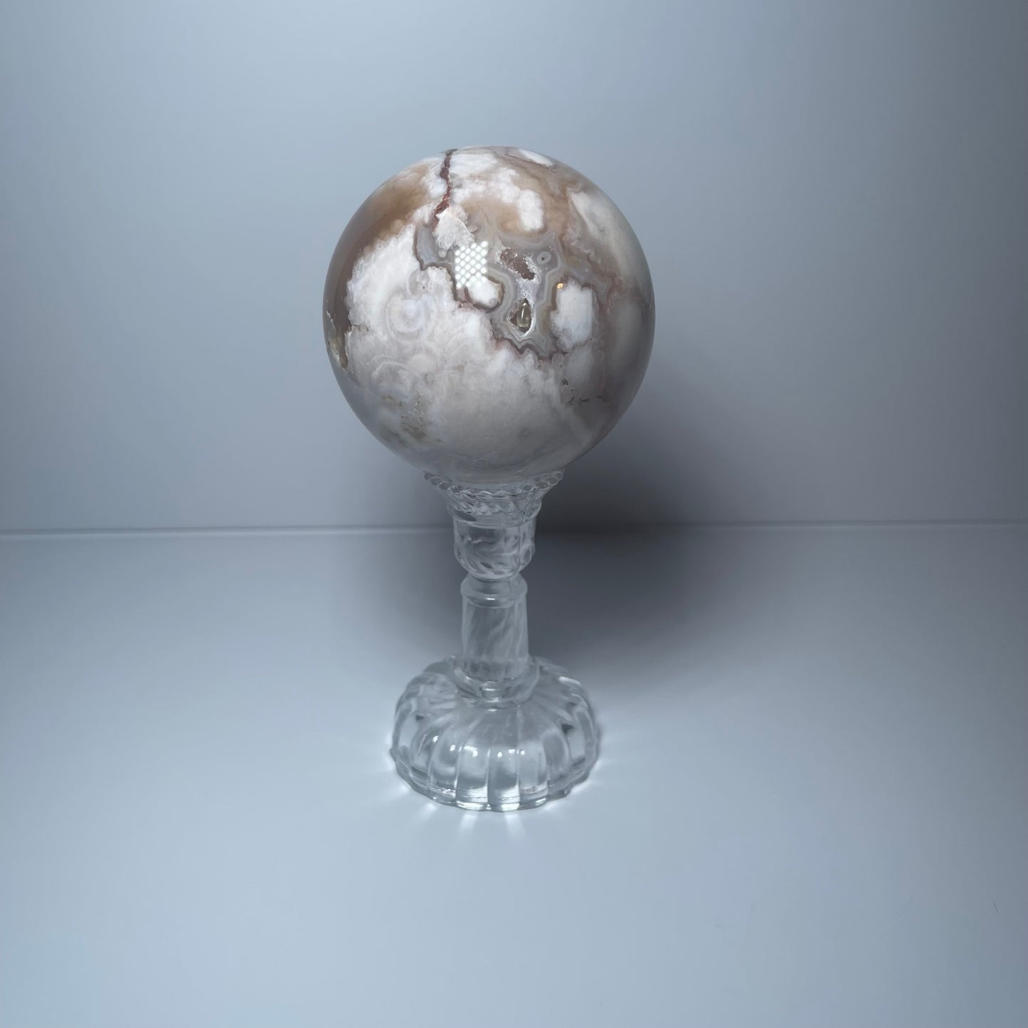 Flower Agate Sphere - B