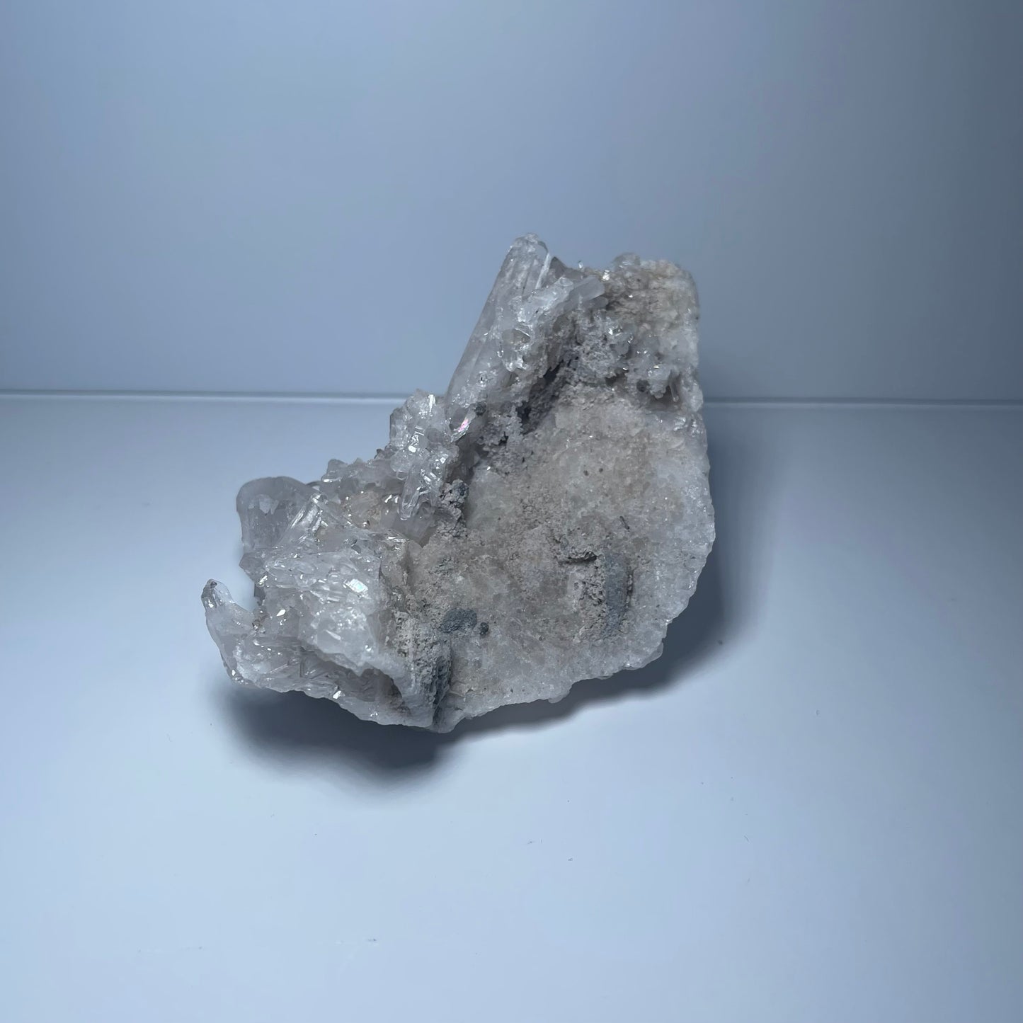“The Oracle” — Hand-Mined Arkansas Quartz Cluster | 14 oz