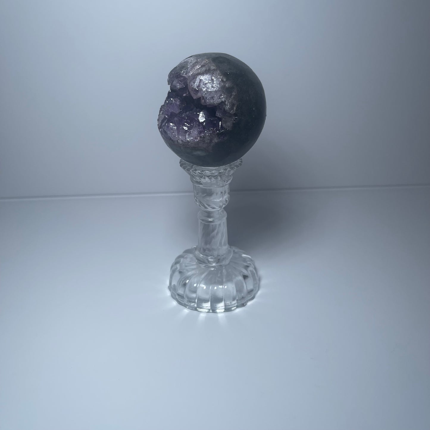 Amethyst Geode Sphere - B