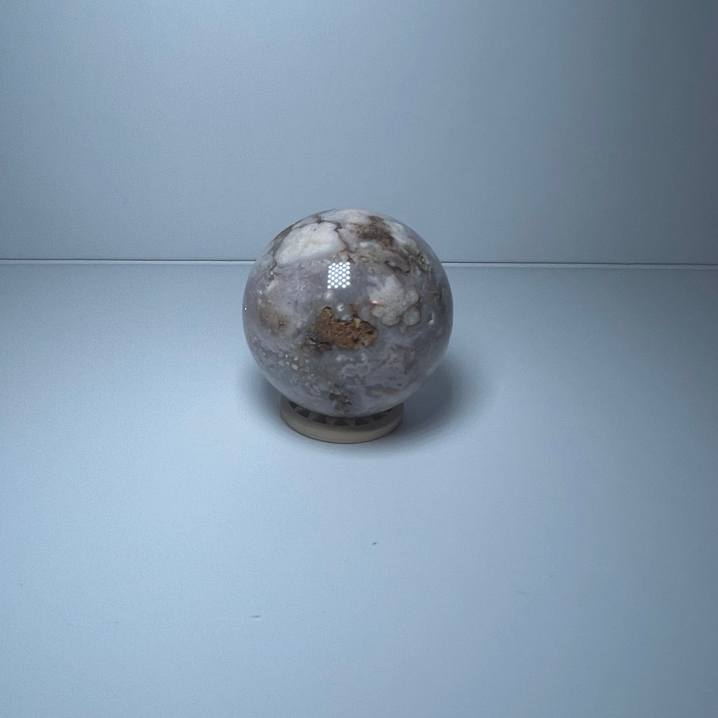 Flower Agate Sphere - D