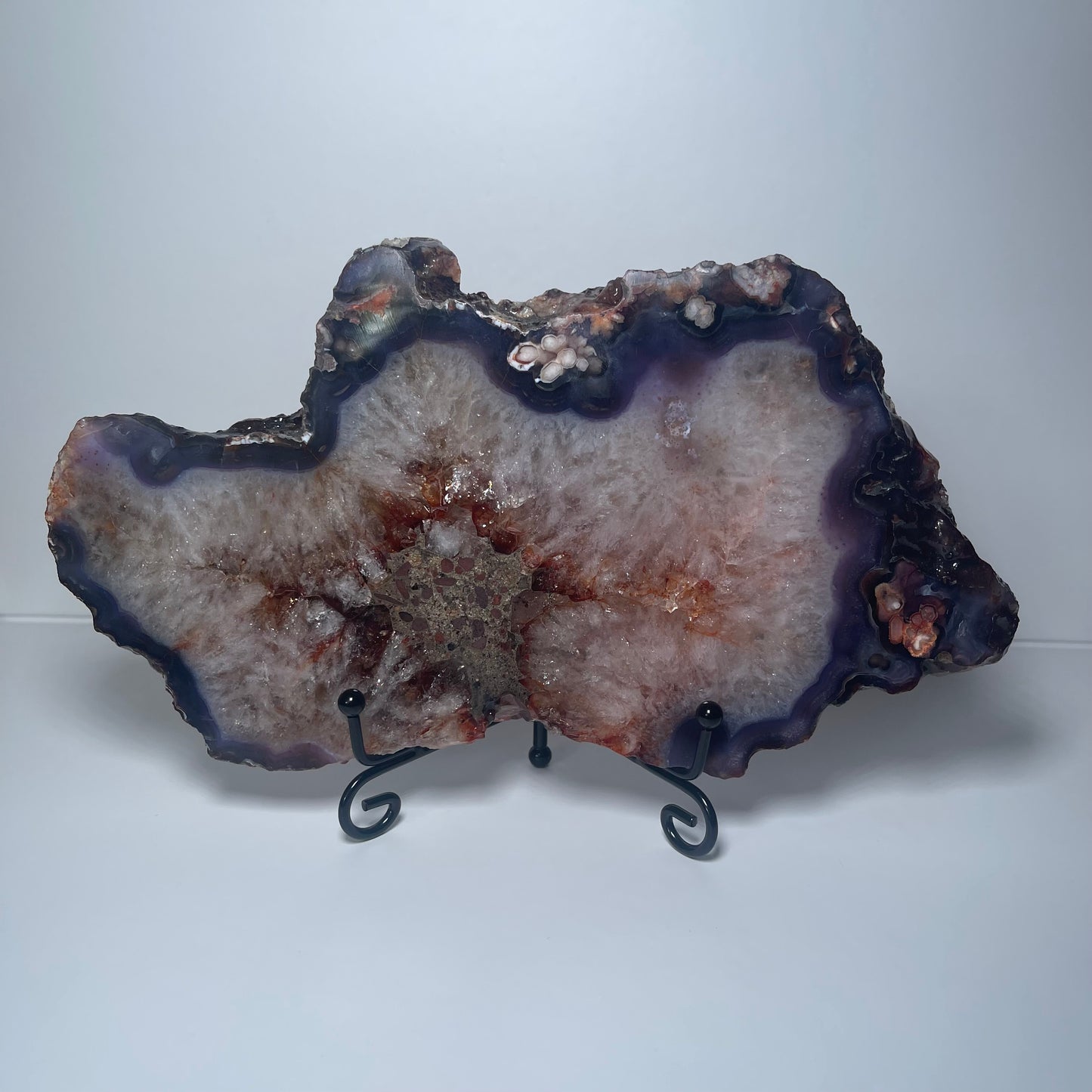 Blue Flower Agate Slab - A
