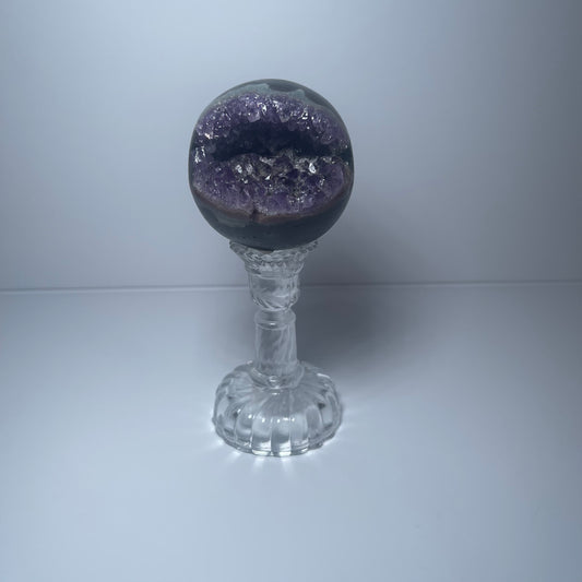 Amethyst Geode Sphere - A