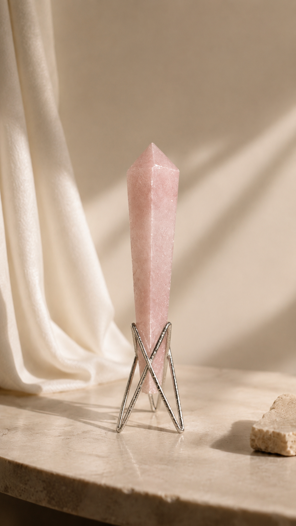 Pink Opal Wand