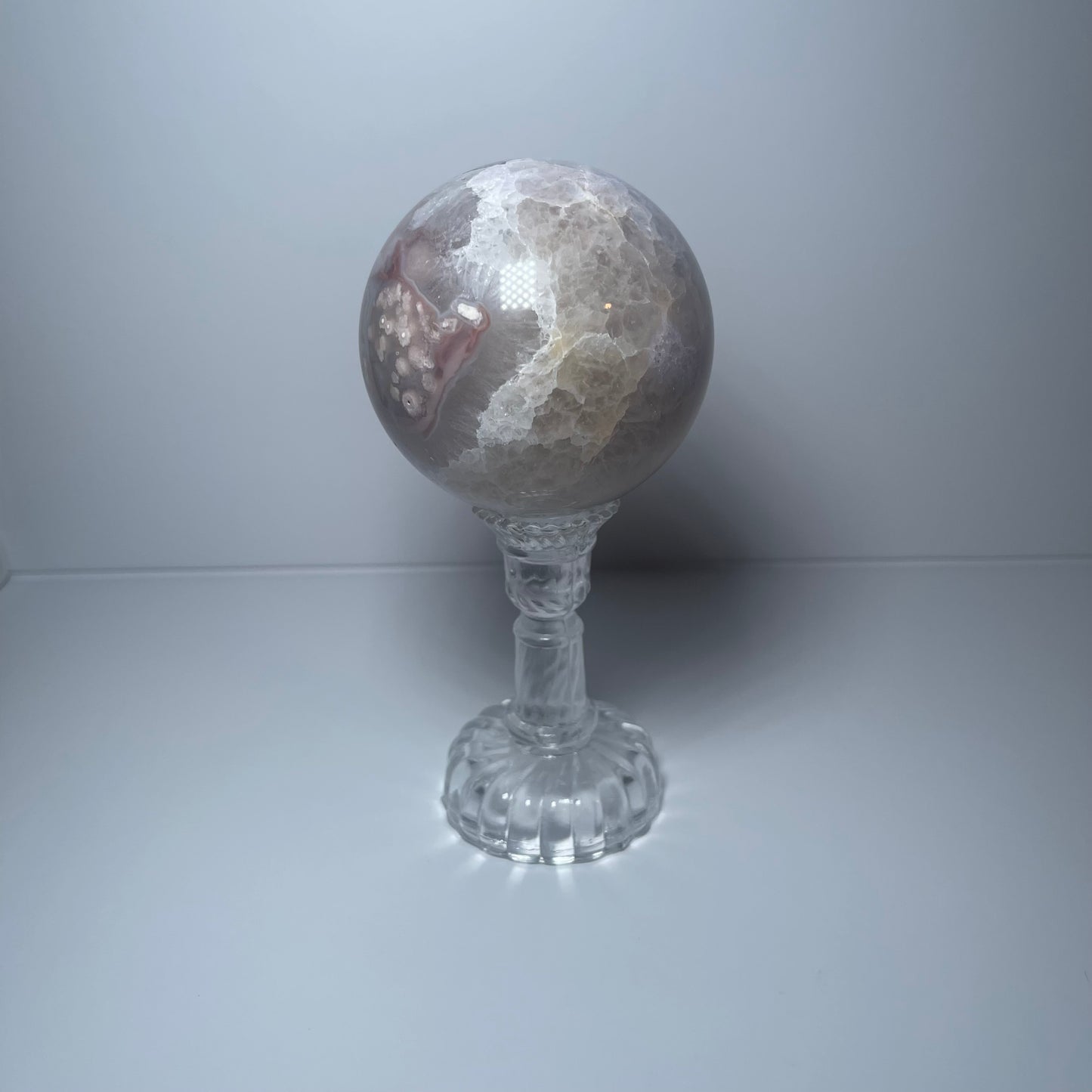 Flower Agate Sphere - A