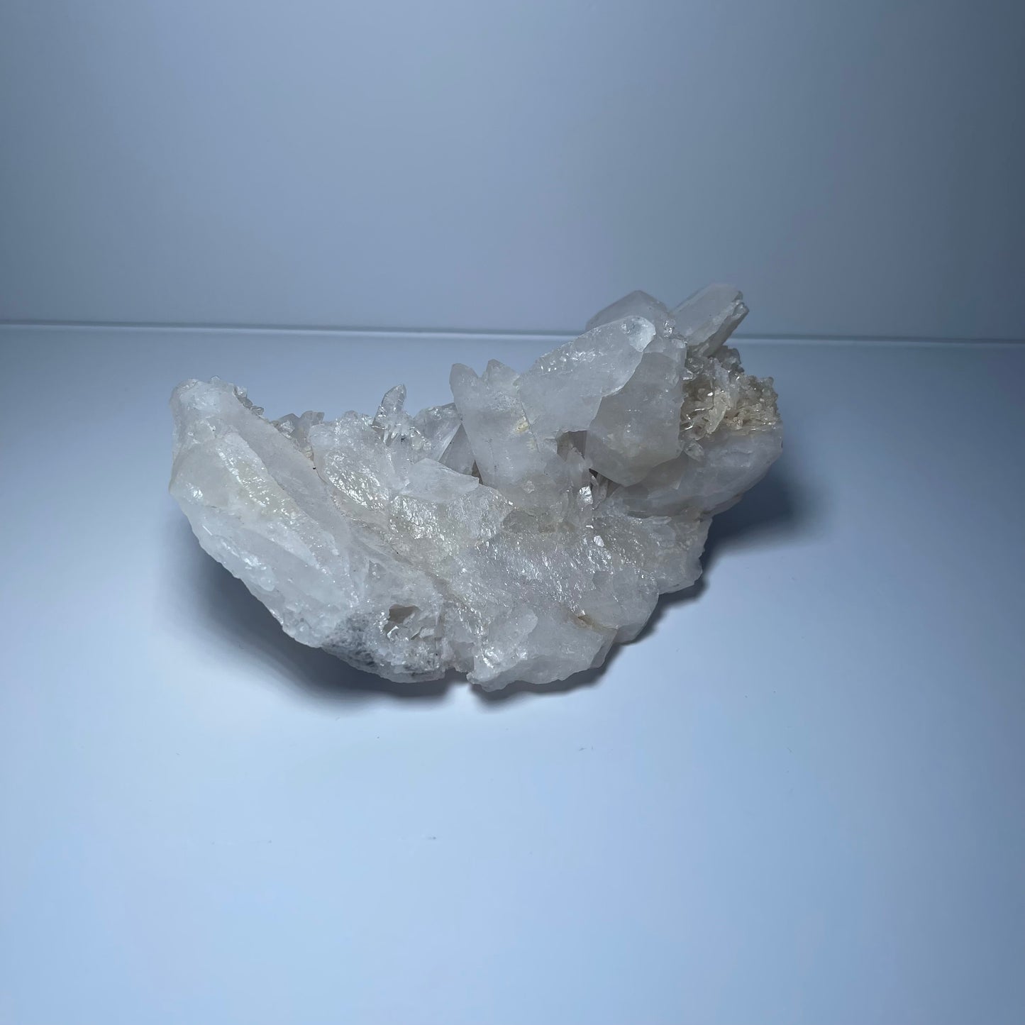 “Mountain Light” — Hand-Mined Arkansas Quartz Cluster | 15 oz