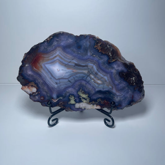 Blue Flower Agate Slab - C