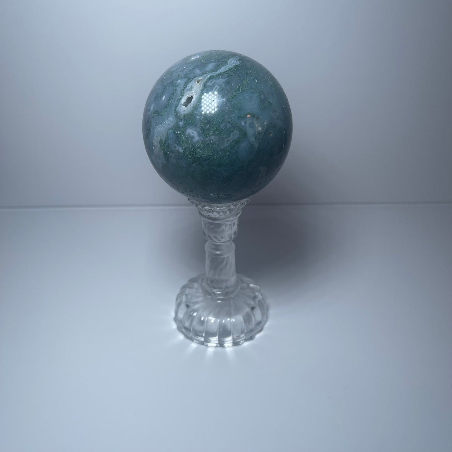 Moss Agate Sphere - A