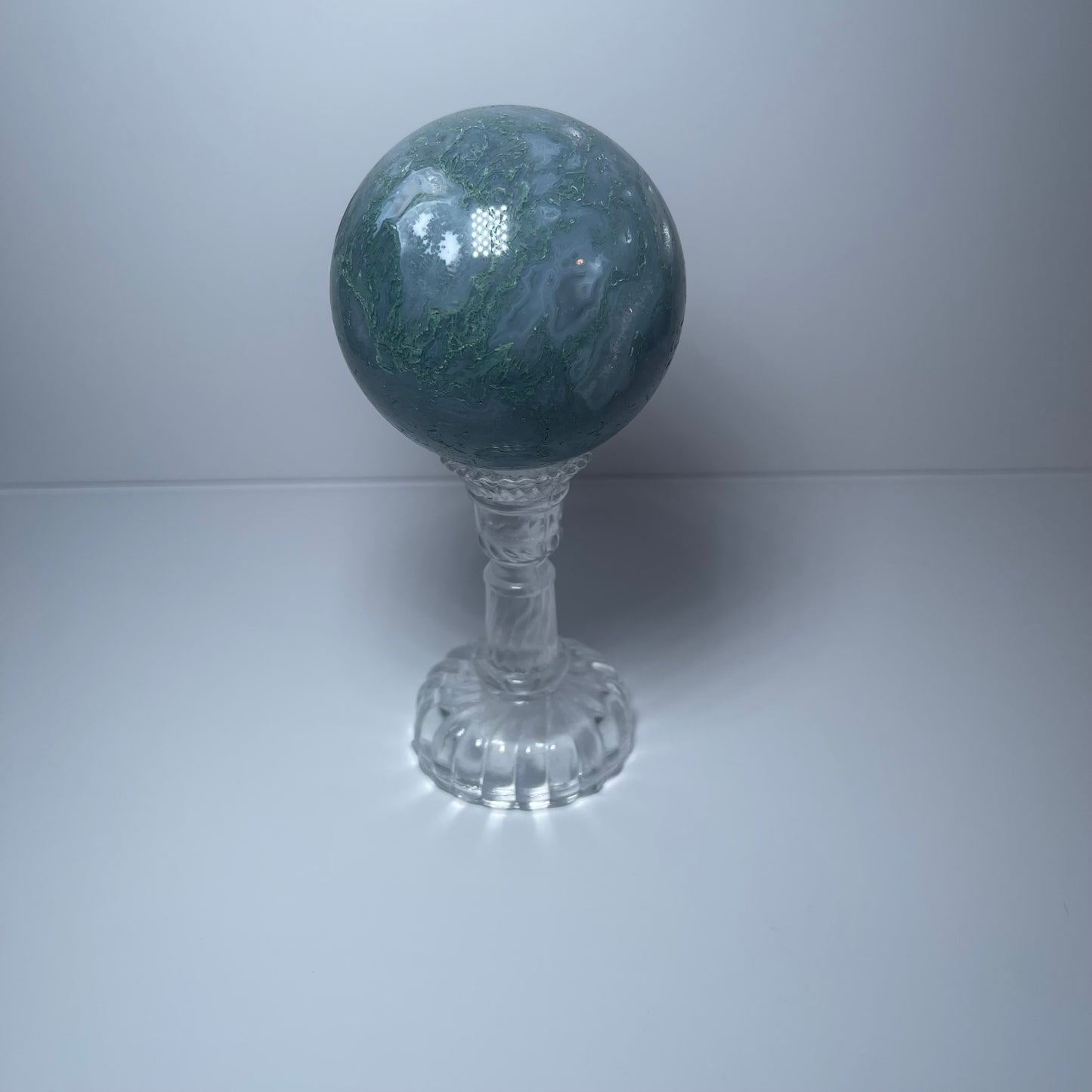 Moss Agate Sphere - A