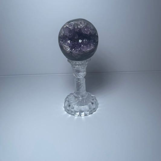 Amethyst Geode Sphere - B