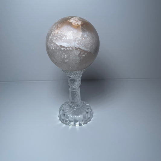 Flower Agate Sphere - C