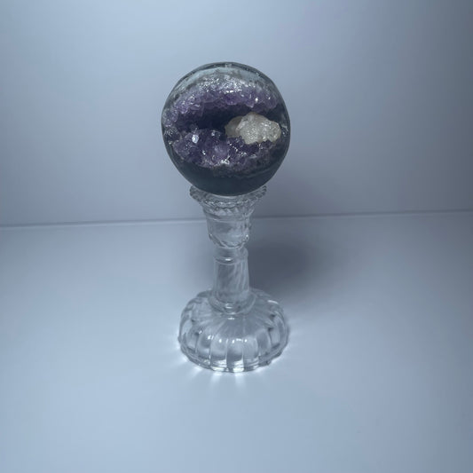 Amethyst Geode Sphere - C