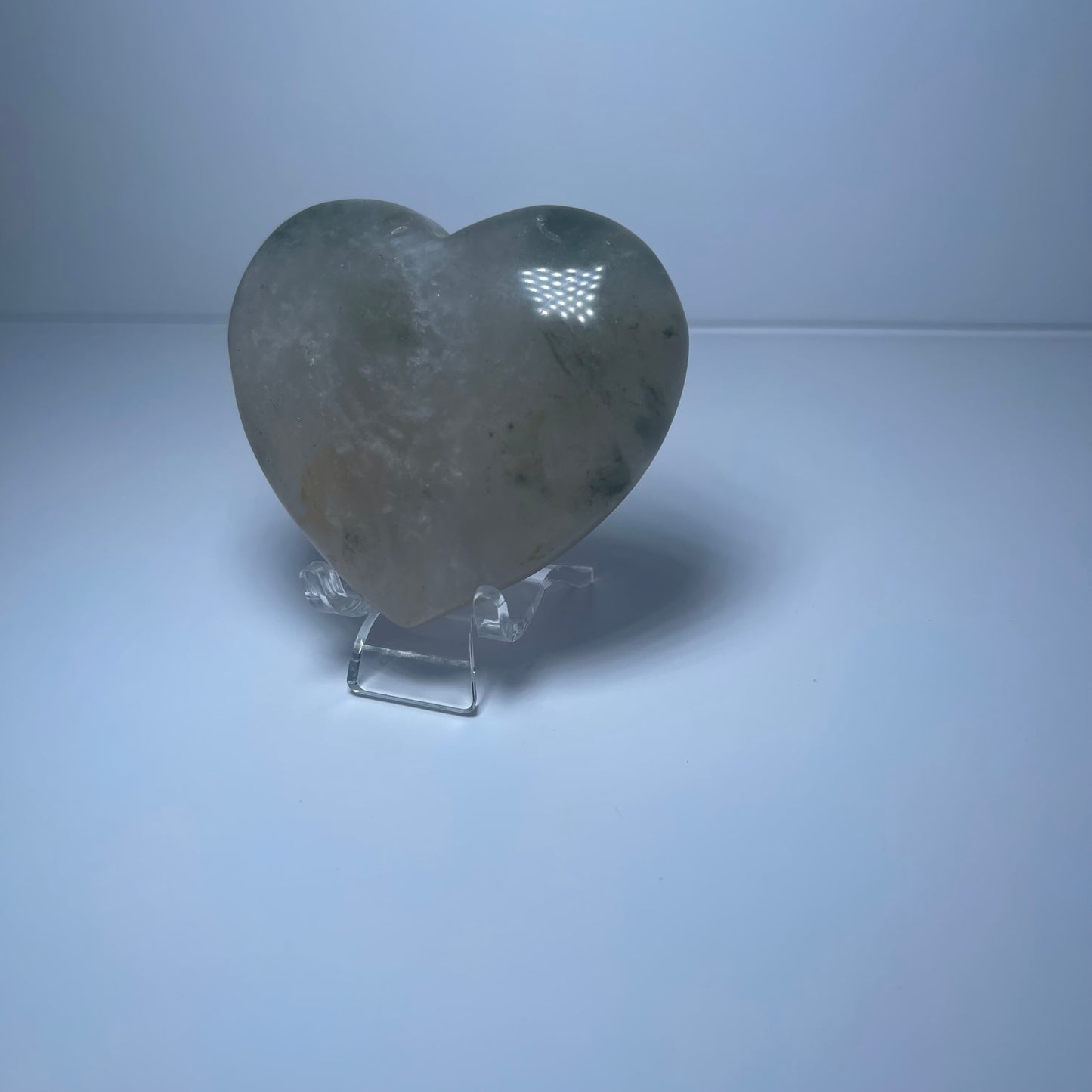 Moss Agate Heart