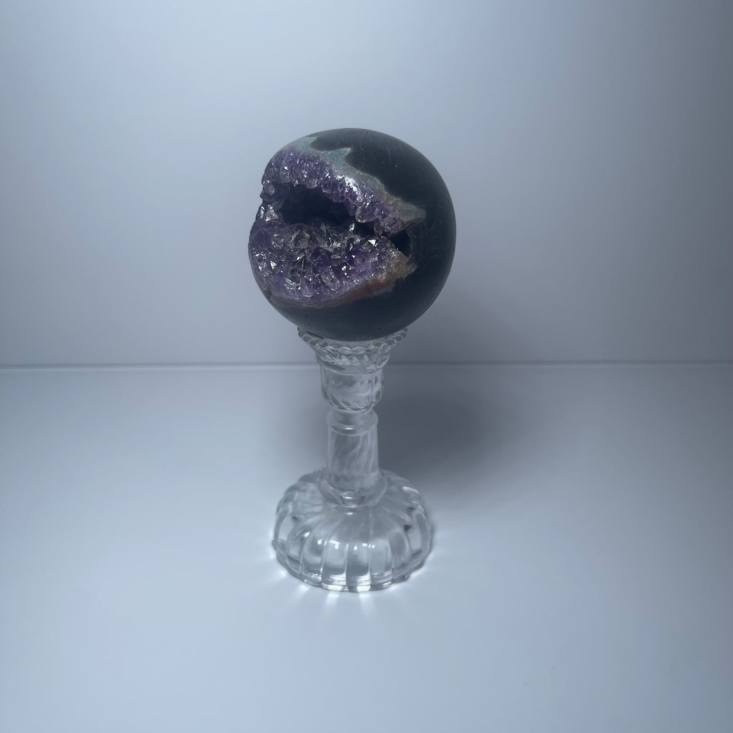 Amethyst Geode Sphere - A