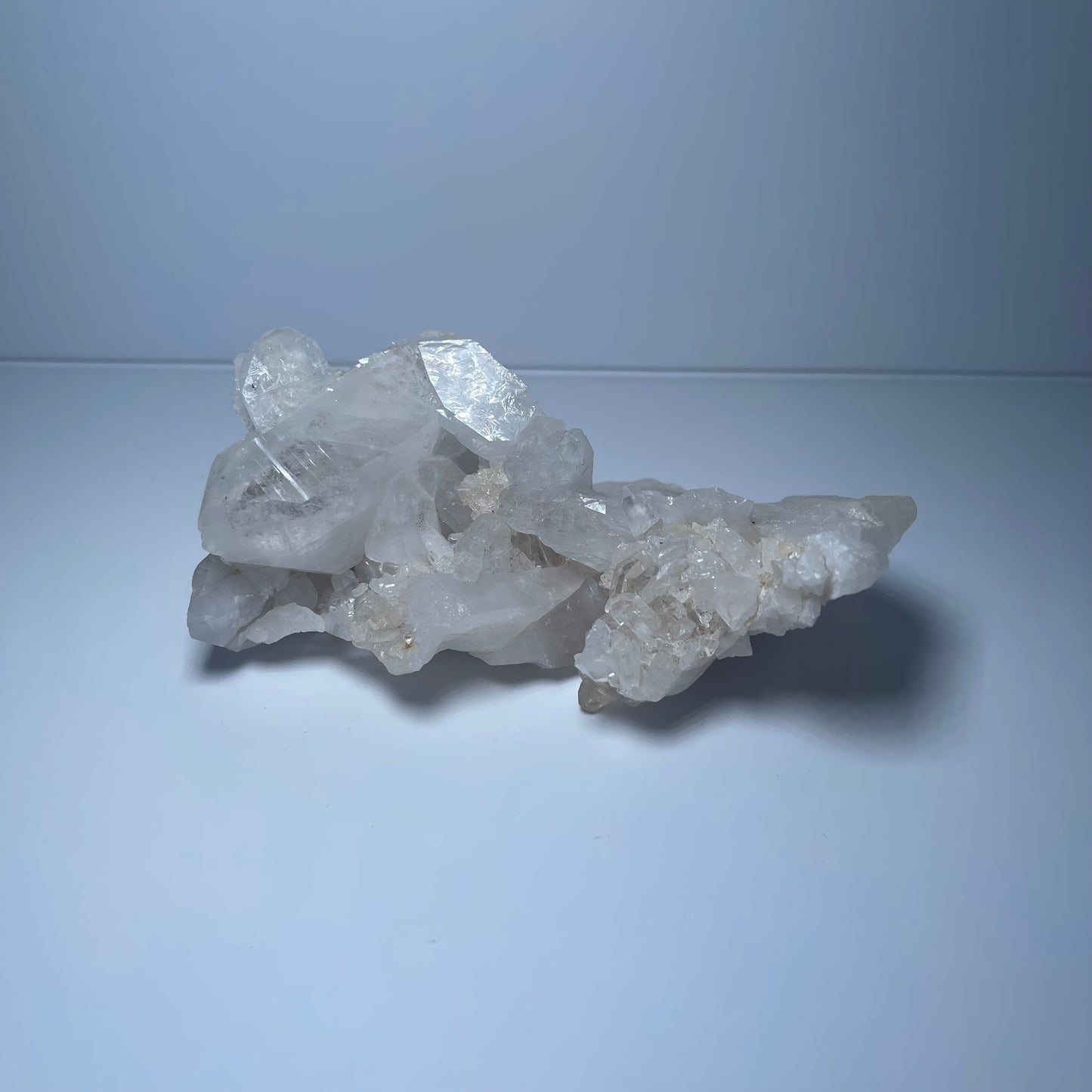 “Mountain Light” — Hand-Mined Arkansas Quartz Cluster | 15 oz