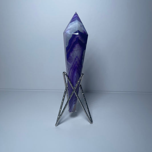 Purple Agate Wand - C