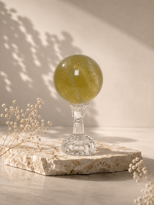 Citrine Sphere - A