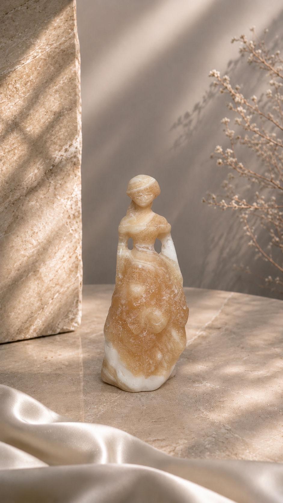 Orange Calcite Princess “Belle”
