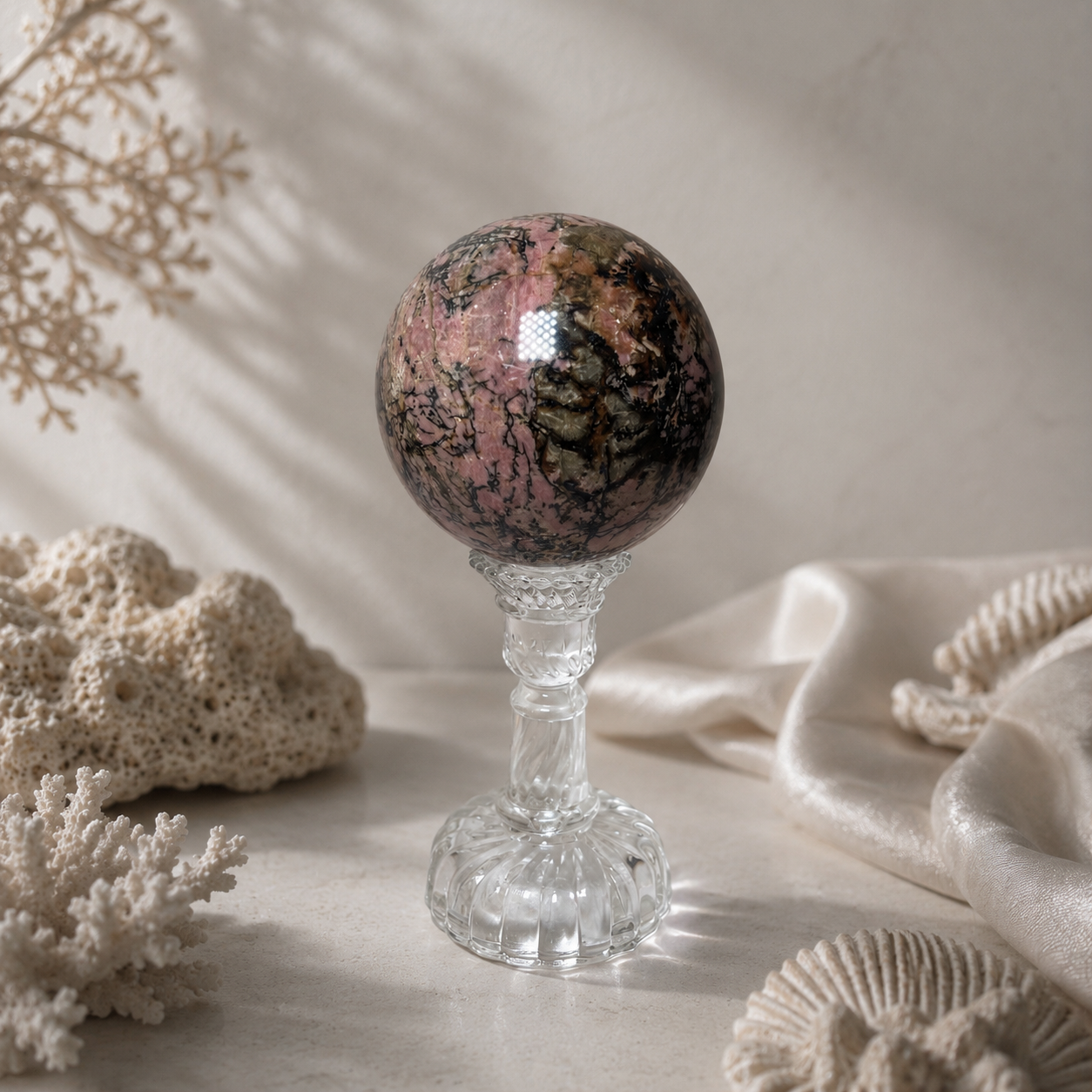 Rhodonite Sphere - B