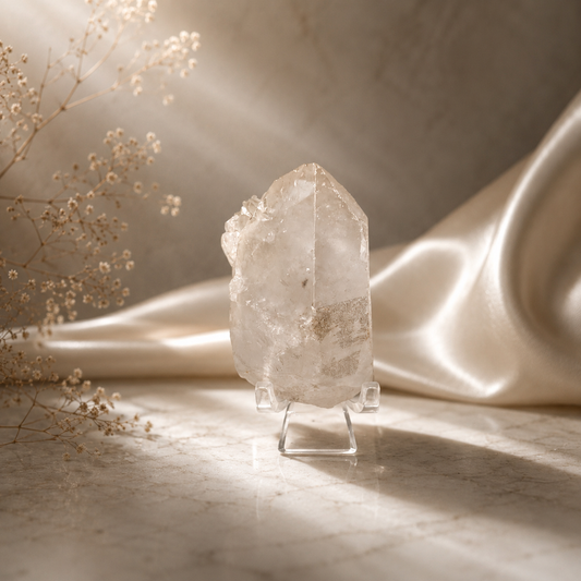 “Suncatcher” — Hand-Mined Arkansas Quartz | 2.7 oz