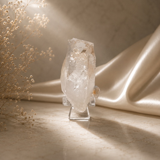 “Seed” — Hand-Mined Arkansas Quartz | 2.8 oz