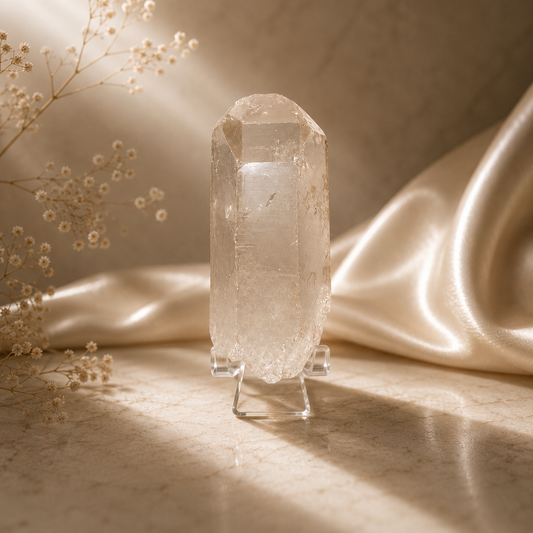 “Pill” — Hand-Mined Arkansas Quartz | 5.3 oz