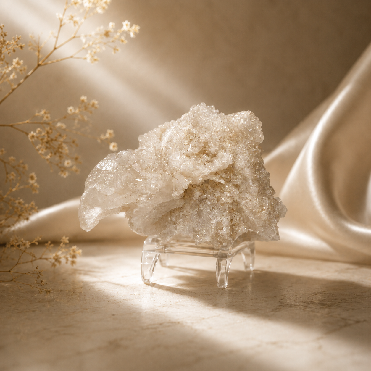 “Eagle” — Hand-Mined Arkansas Quartz Cluster | 7 oz